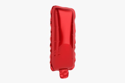 Preview: Red Foil Balloon Letter I