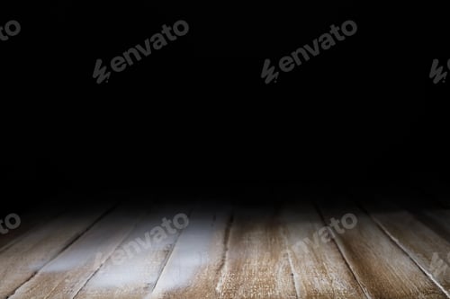 Preview: brown striped wooden background on black