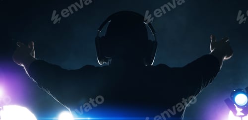 Preview: Disco DJ Performing on a Stage