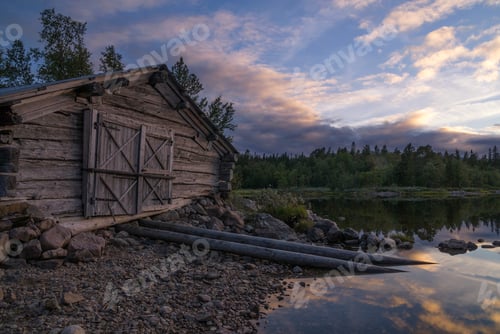 Preview: Boathouse on lake Ostersjon