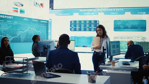 Preview: Executive consultant gathers his staff to discuss about performance metrics