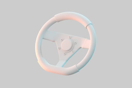 Preview: Classic white steering wheel design