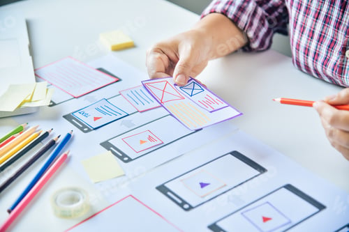 Preview: Website designer Creative planning application development graphic creative