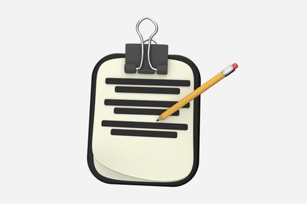 Preview: Script Writing 3D Illustration