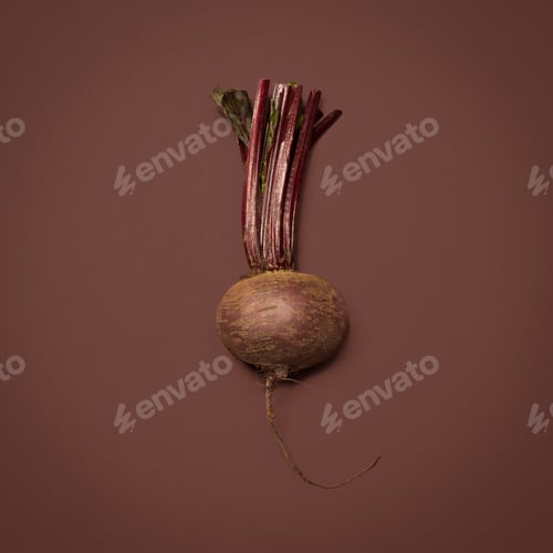 Preview: Packed with essential vitamins. Shot of a single beetroot against a studio background.