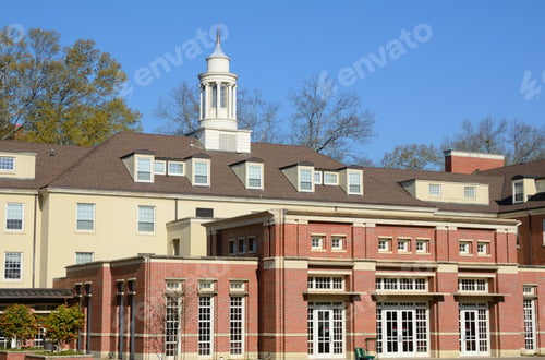 Preview: Exterior Of A Dormitory On The Campus Of University Of Georgia.