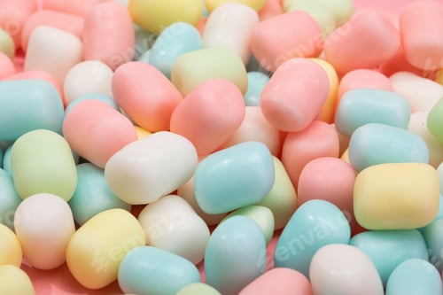Preview: Closeup shot of colorful sweet candies