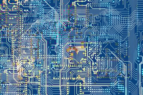 Preview: Colorful Circuit Board