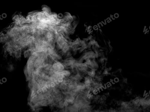 Preview: smoke steam fog air background shape black