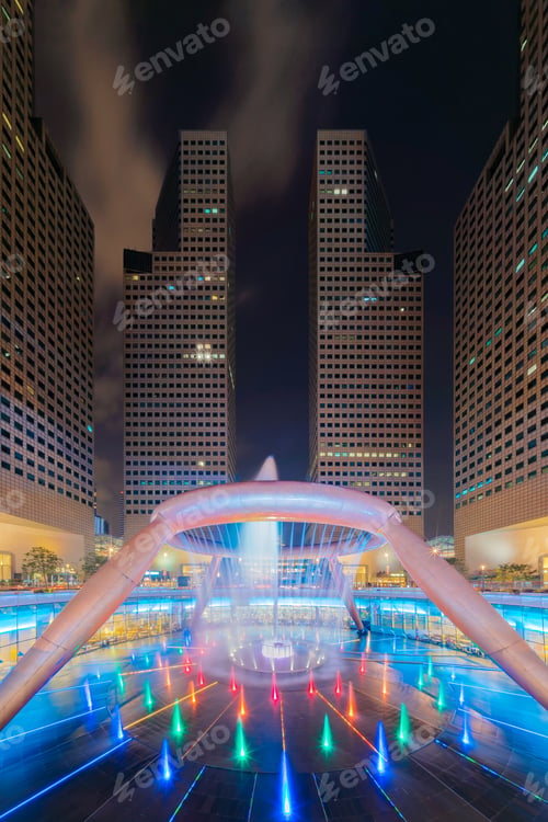 Preview: Marina Bay area in Singapore city.