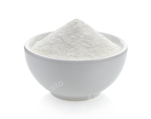 Preview: Creamer, Coffee whitener, Non-dairy creamer in a bowl on white b