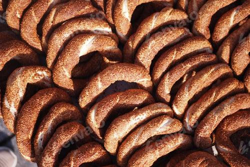 Preview: Turkish Bagel Simit selling in a van