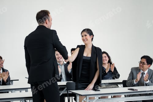 Preview: Meeting and planning of working as a team together of Asian people and foreigners.