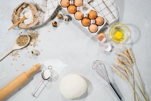 Preview: Natural ingredients for baking