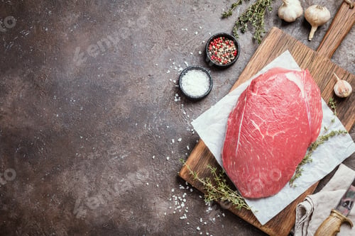 Preview: Raw beef meat