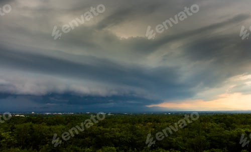 Preview: thunder storm sky Rain clouds