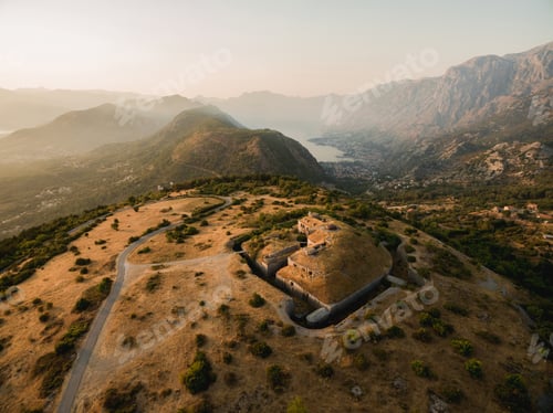 Preview: Top view of Fort Gorazda. Mount Lovcen, Montenegro