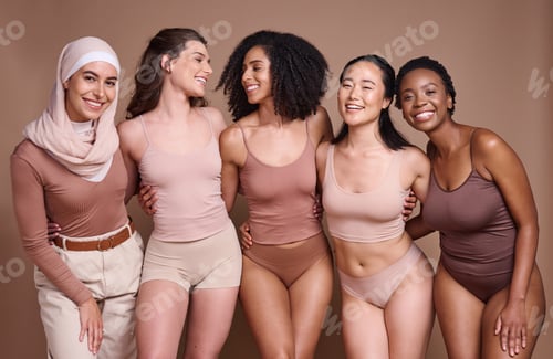 Preview: Diversity, women and studio beauty for self love, support of global community and healthy skincare,