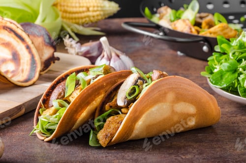 Preview: Homemade chicken tacos