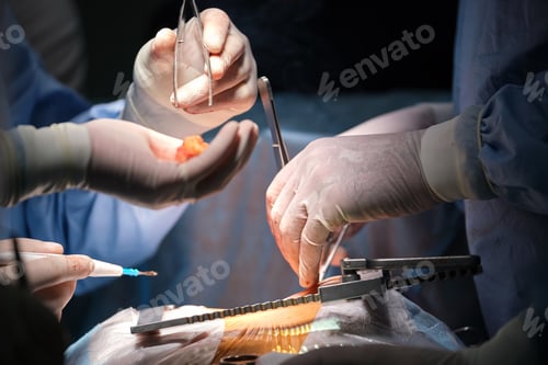 Preview: Surgeons Performing Delicate Operation with Advanced Tools