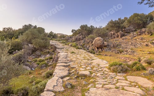 Preview: Medieval walkway in the mountains
