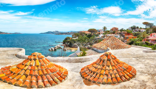 Preview: Gorgeous view of Porto Rafael resort. Awesome tiled roof of traditional houses