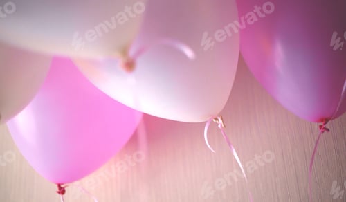 Preview: Abstract pink and white background, blur, no focus