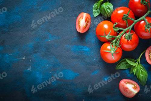 Preview: Tomatoes and basil