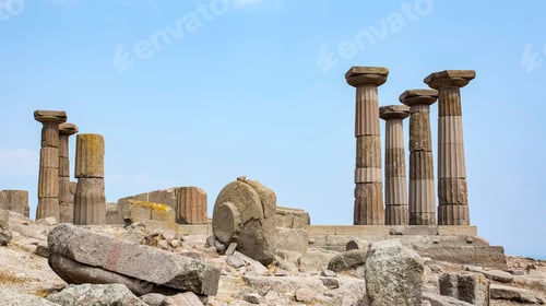 Preview: Assos, ruins of ancient city, Behramkale, Turkey