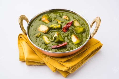 Preview: Indian style Palak Paneer Or Spinack Cottage Cheese Curry