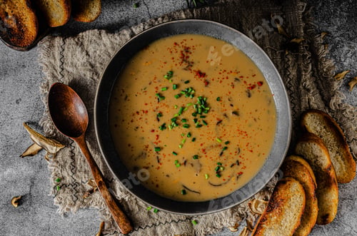 Preview: Fox mushrooms soup