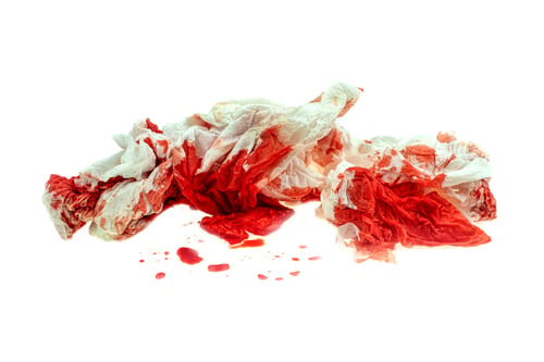 Preview: Used bloody toilet paper