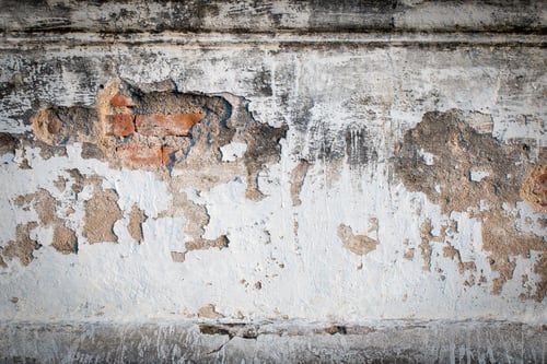 Vista previa: fondo de pared de ladrillo vintage de hormigón agrietado