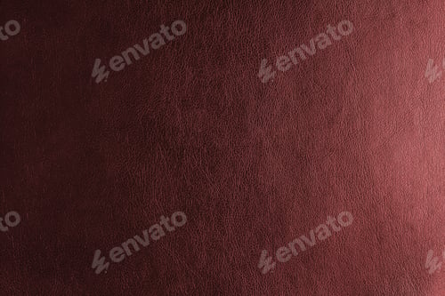 Preview: Glossy structure red genuine leather with gradient lighting effect, leatharette texture