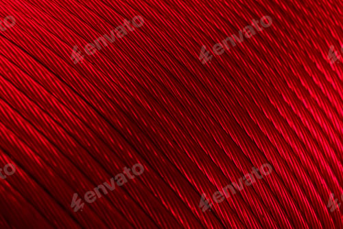 Preview: red copper wires with visible details. background or texture