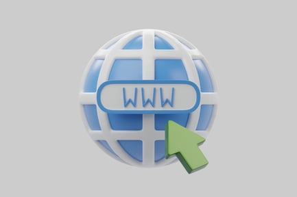 Preview: Internet globe with cursor click