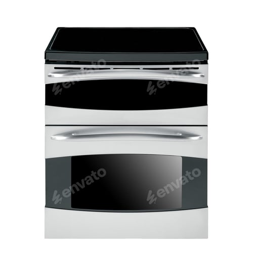 Preview: Oven isolated on white background
