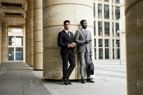 Preview: Businessmen waiting for their colleague