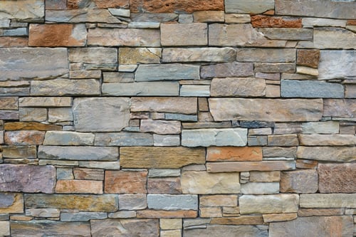 Preview: Beige gray old brick wall background grunge texture