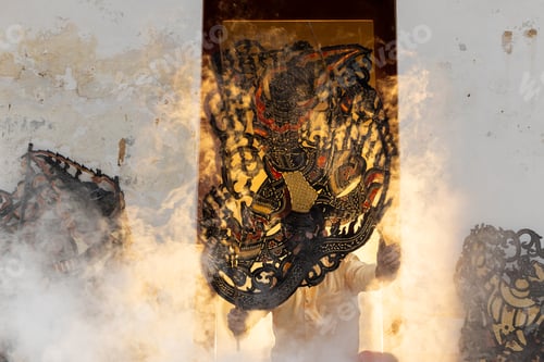 Preview: Traditional Shadow Puppet Performer in Action