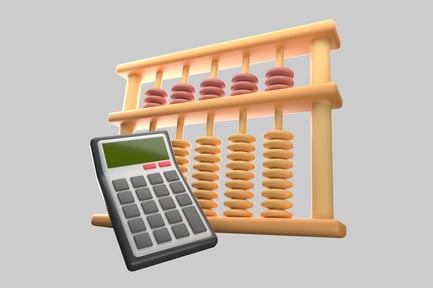 Preview: Abacus with calculator