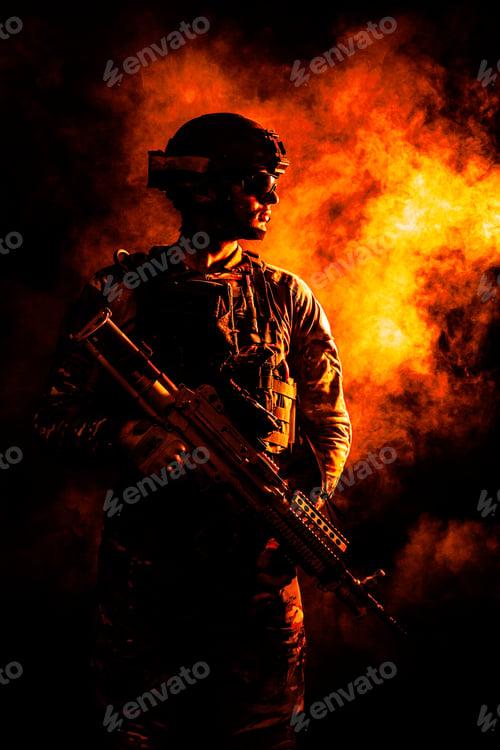 Preview: Military Hero Posing