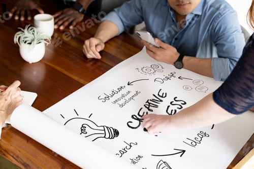 Preview: Business team at work