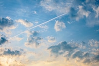 Preview: Colorful dramatic sky at sunset or dawn. Natural texture of the sky.