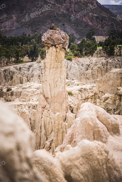 Preview: Sombrero de la Dama (Lady's hat), Valle de la Luna (Valley of the Moon), La Paz, La Paz Department,