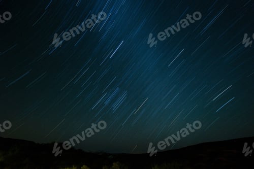 Preview: Star trails in the desert