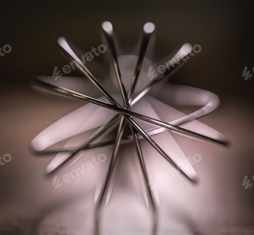Preview: Closeup shot of a metal whisk
