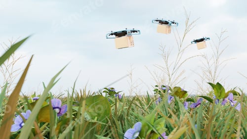 Preview: Delivery drone.