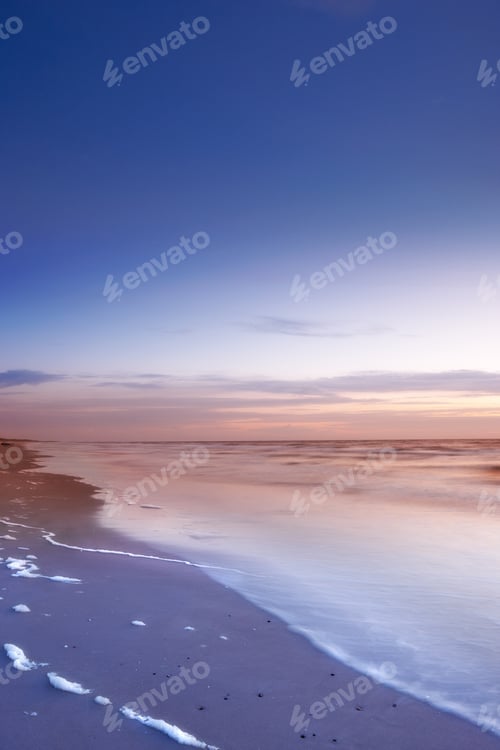 Preview: Beach and coast. Beach and coast in calm weather.