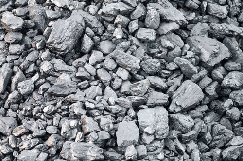 Preview: Dark coal for background, template, close up